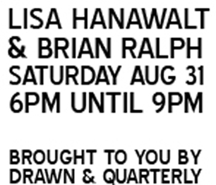 Lisa Hanawalt and Brian Ralph signing in Chapel Hill, NC! – Drawn ...