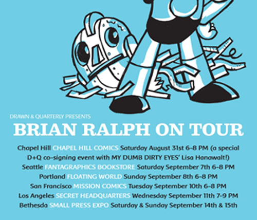 Tomorrow! Brian Ralph and Lisa Hanawalt at Chapel Hill Comics! – Drawn ...