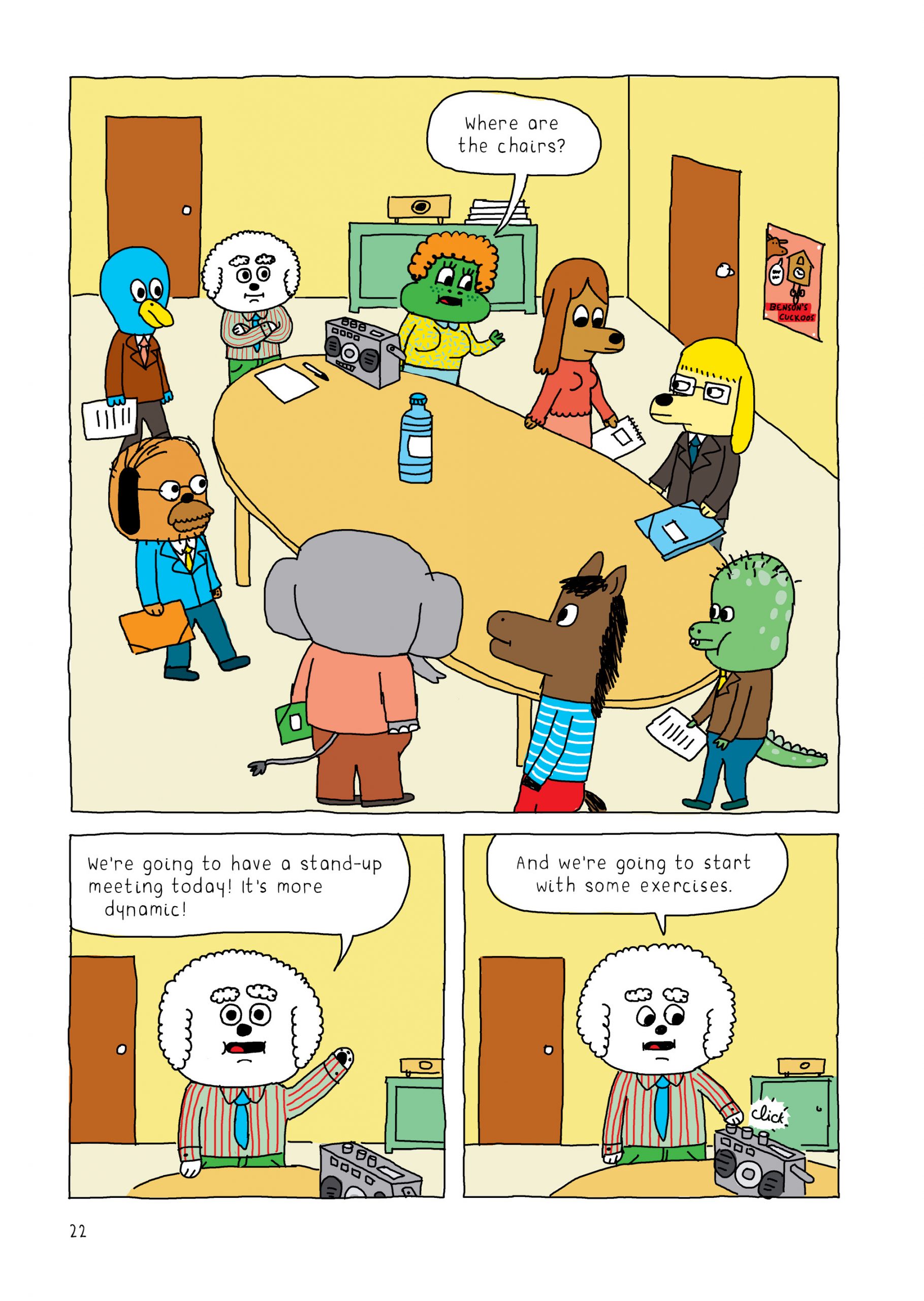 Benson's Cuckoos Sample: "Where are the Chairs?"