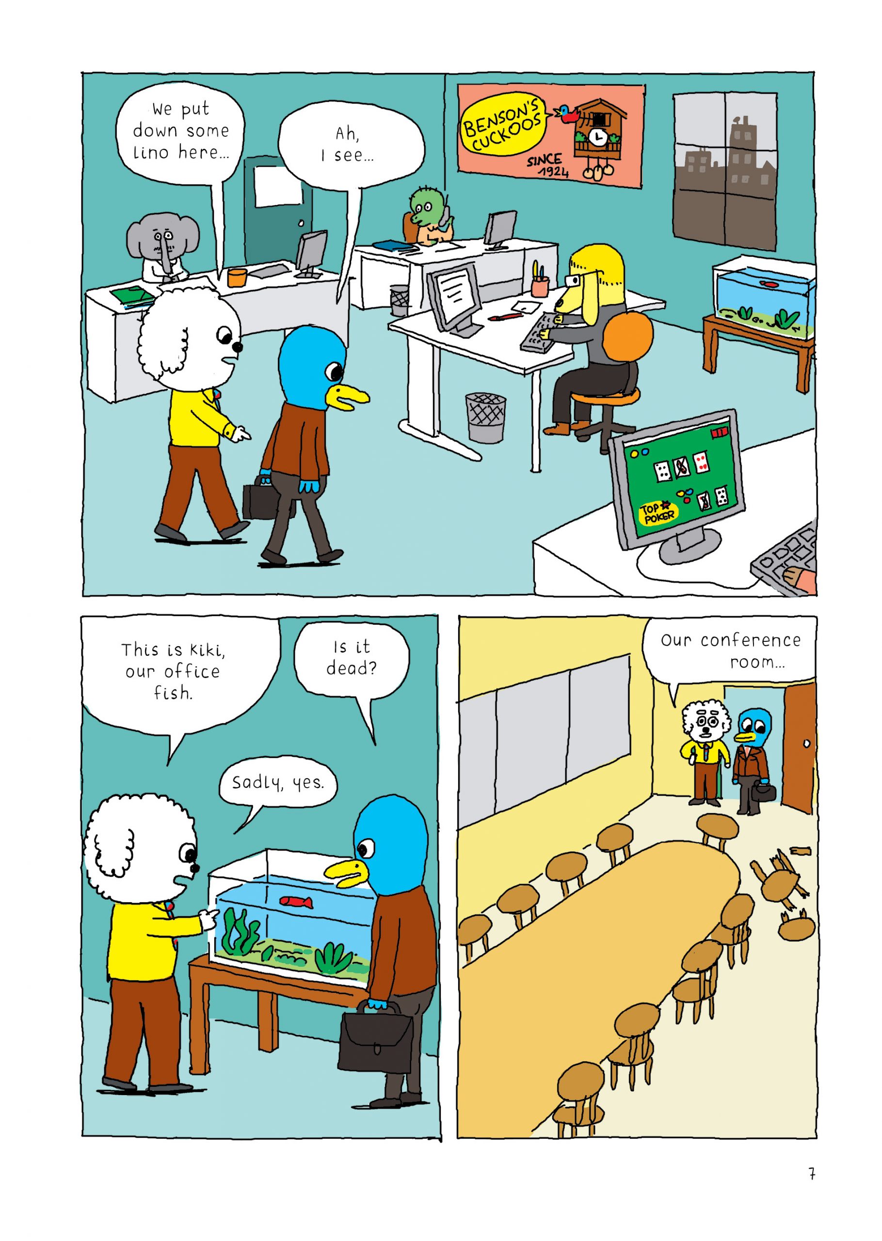 Benson’s Cuckoos in The Globe and Mail’s “Three Comics to Check Out