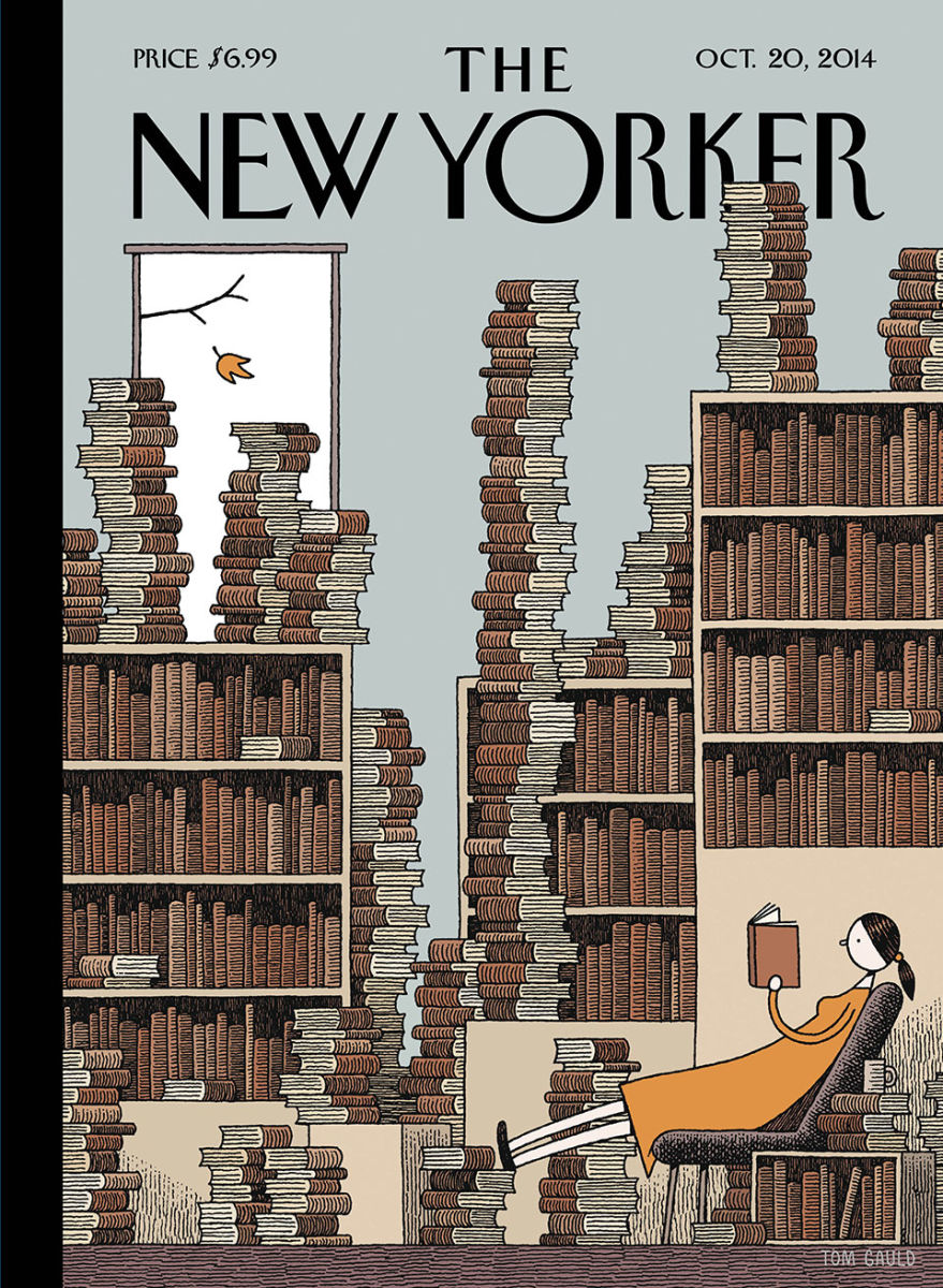 Tom Gauld New Yorker Cover!!! Drawn & Quarterly