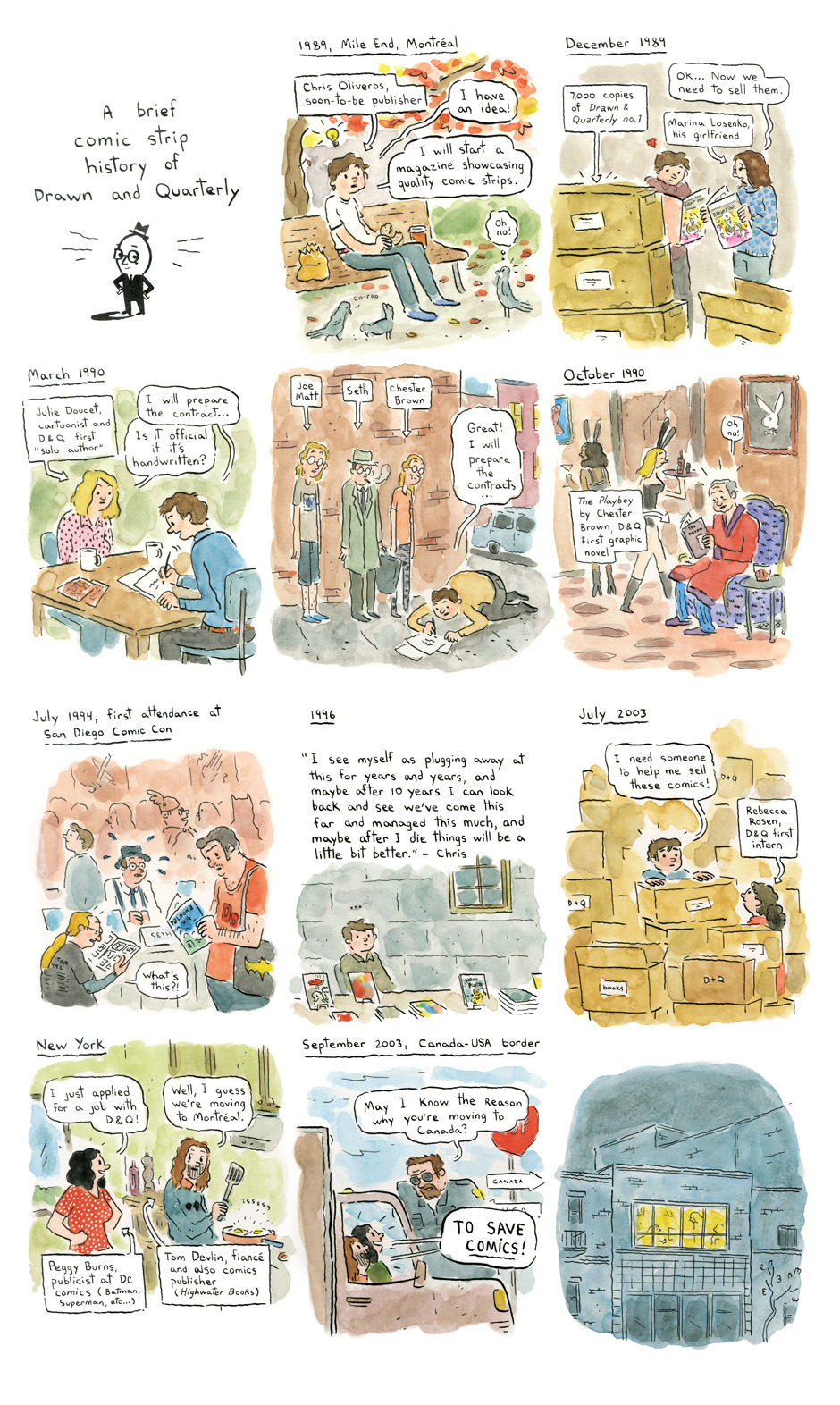 Pascal Girard Tells the History of D+Q Drawn & Quarterly