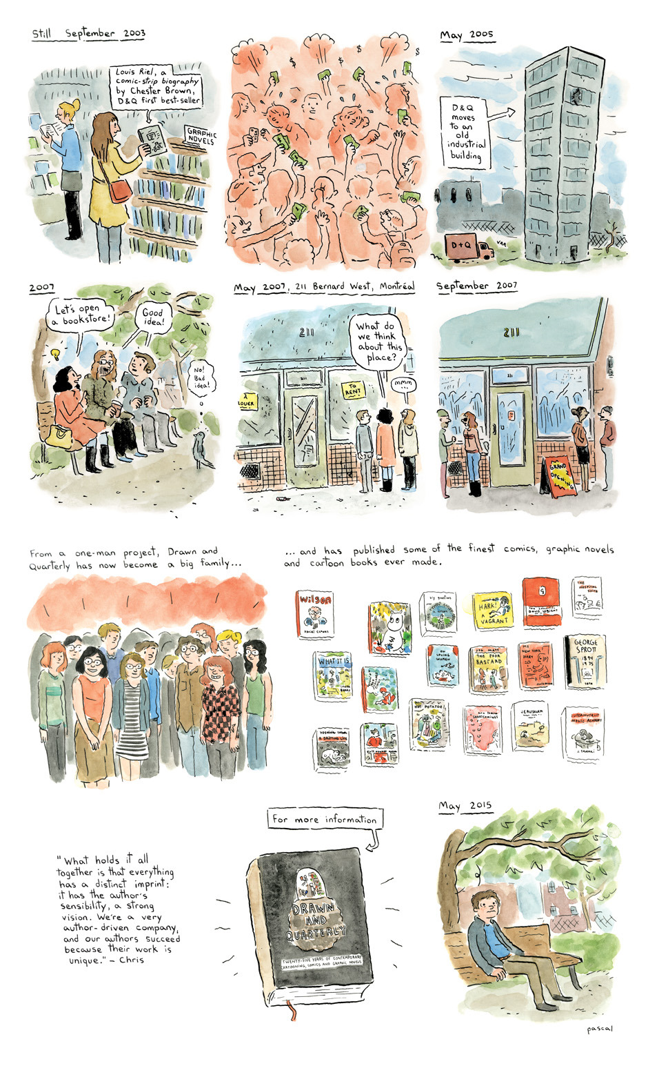 Pascal Girard Tells the History of D+Q Drawn & Quarterly