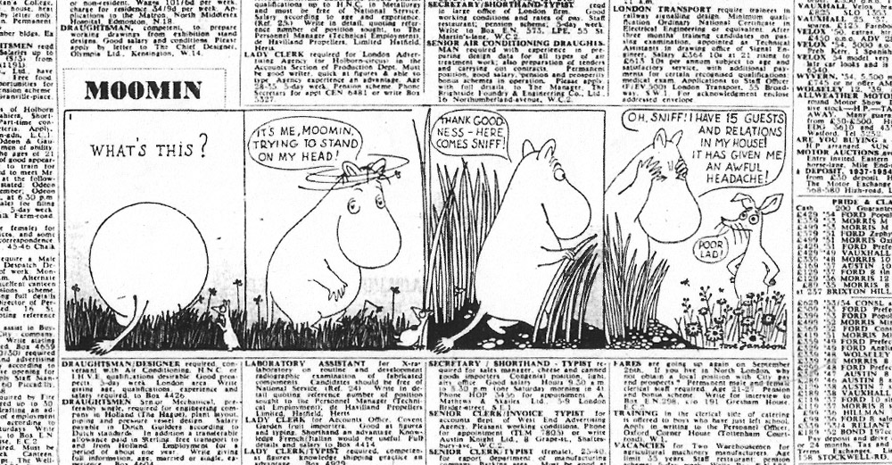 Moomin History 101: the Comic Strip Debut! – Drawn & Quarterly