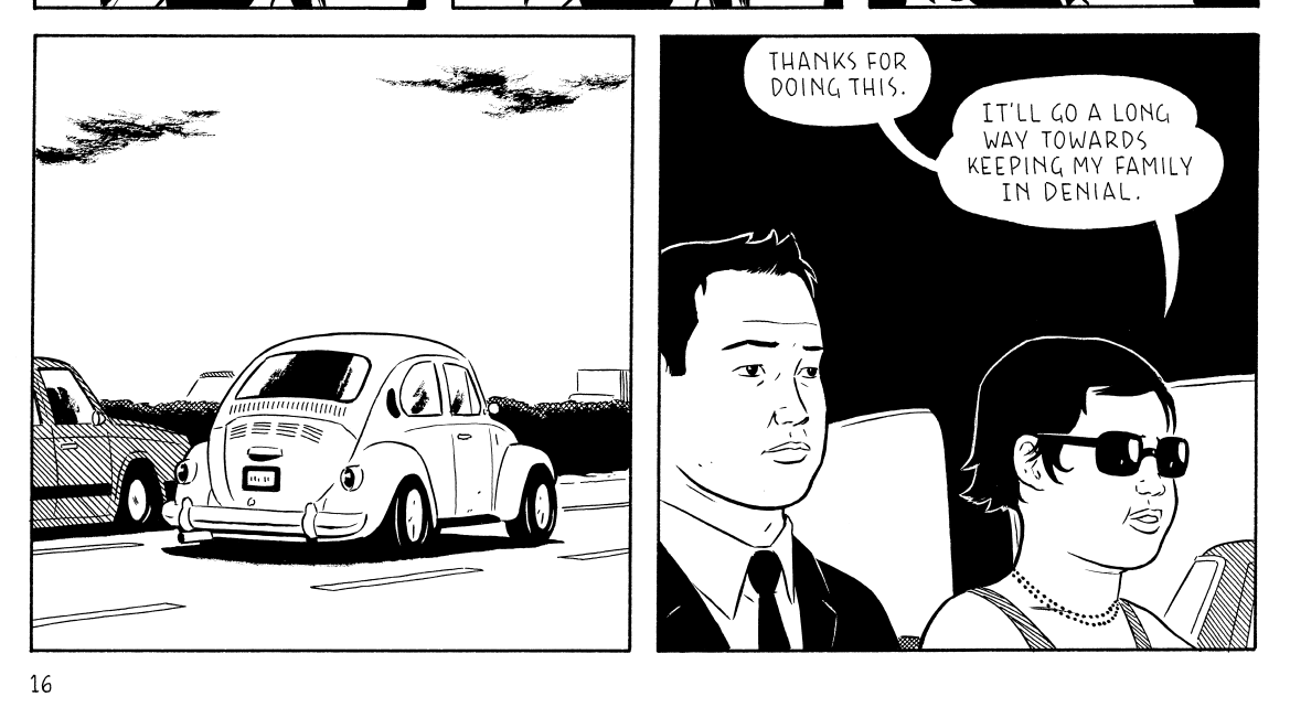 excerpt from Shortcomings by Adrian Tomine