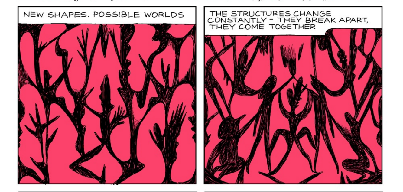 excerpt from Michael DeForge's Heaven No Hell
