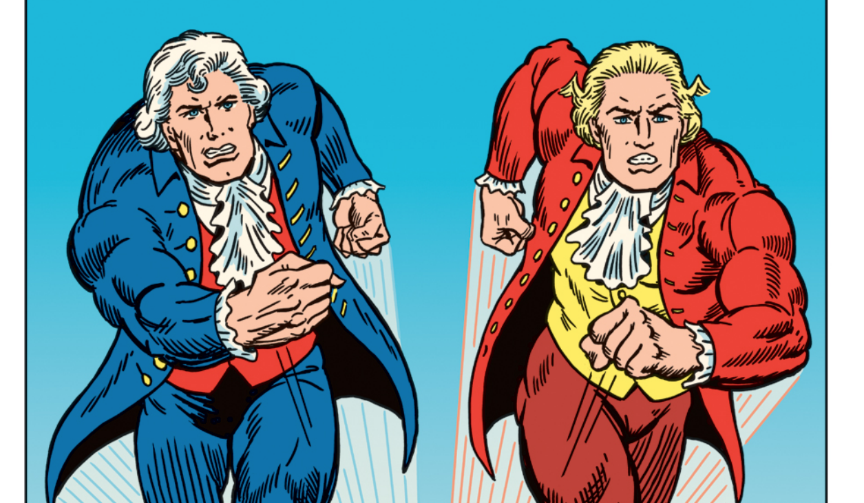 excerpt from Constitution Illustrated by R. Sikoryak