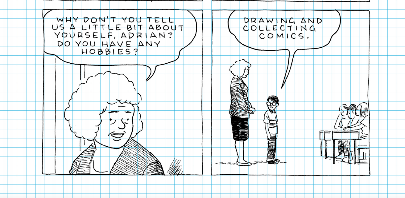 excerpt from Loneliness of the Long-Distance Cartoonist