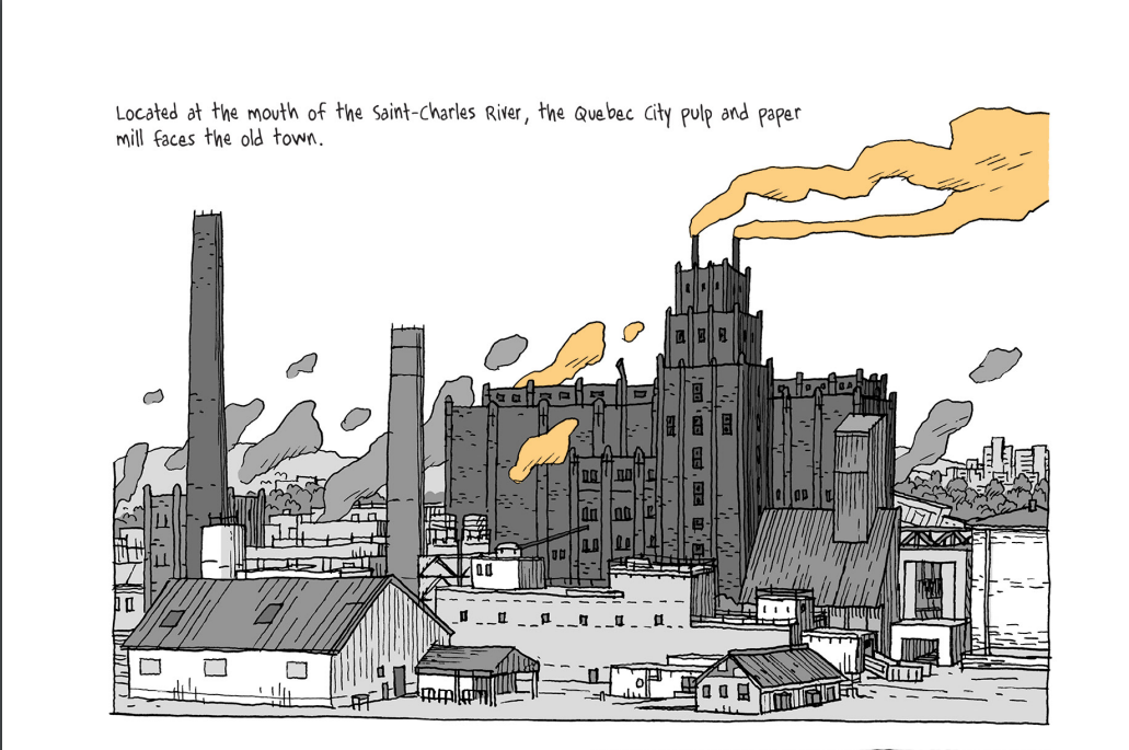excerpt from Factory Summers by Guy Delisle