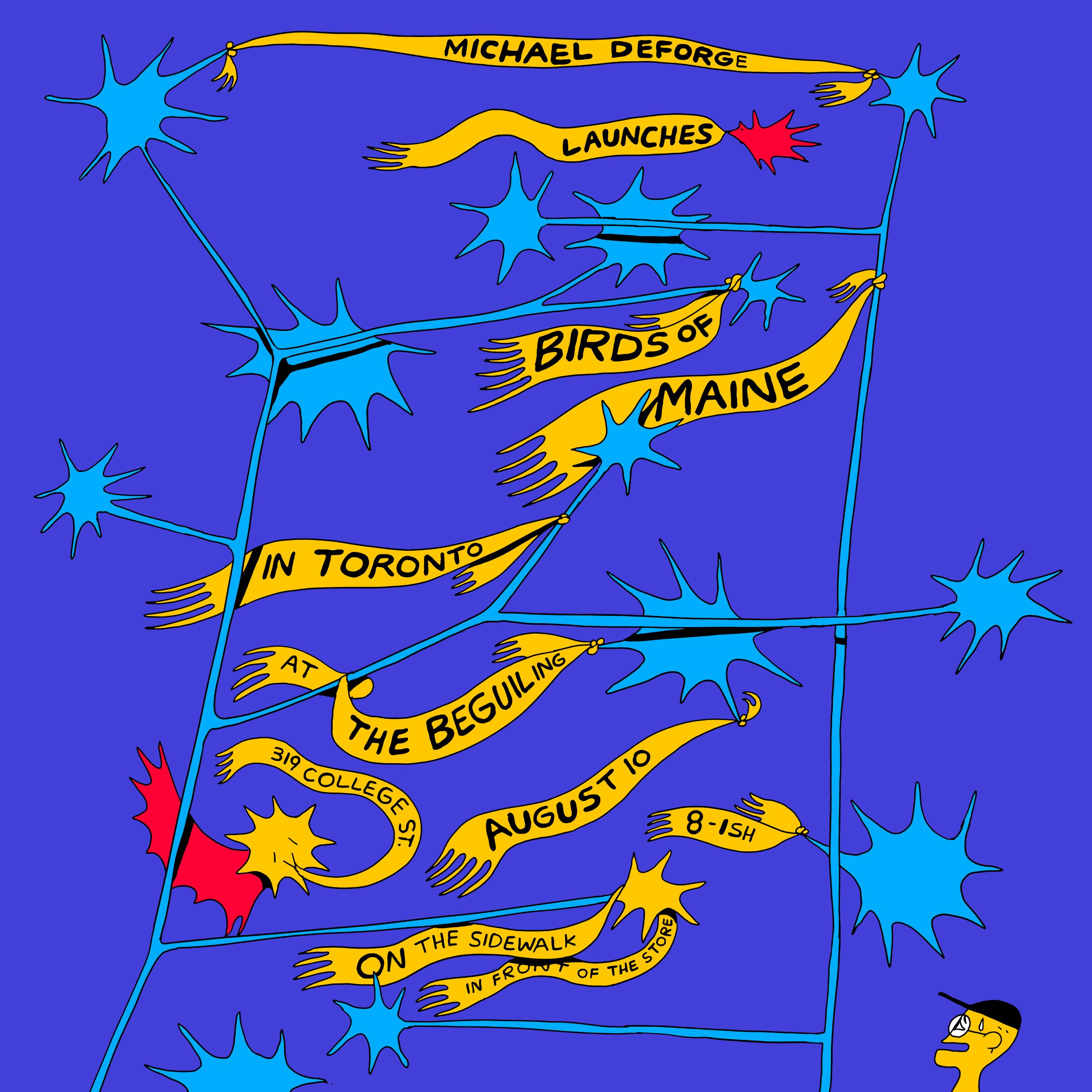 michael-deforge-launches-birds-of-maine-at-the-beguiling-drawn