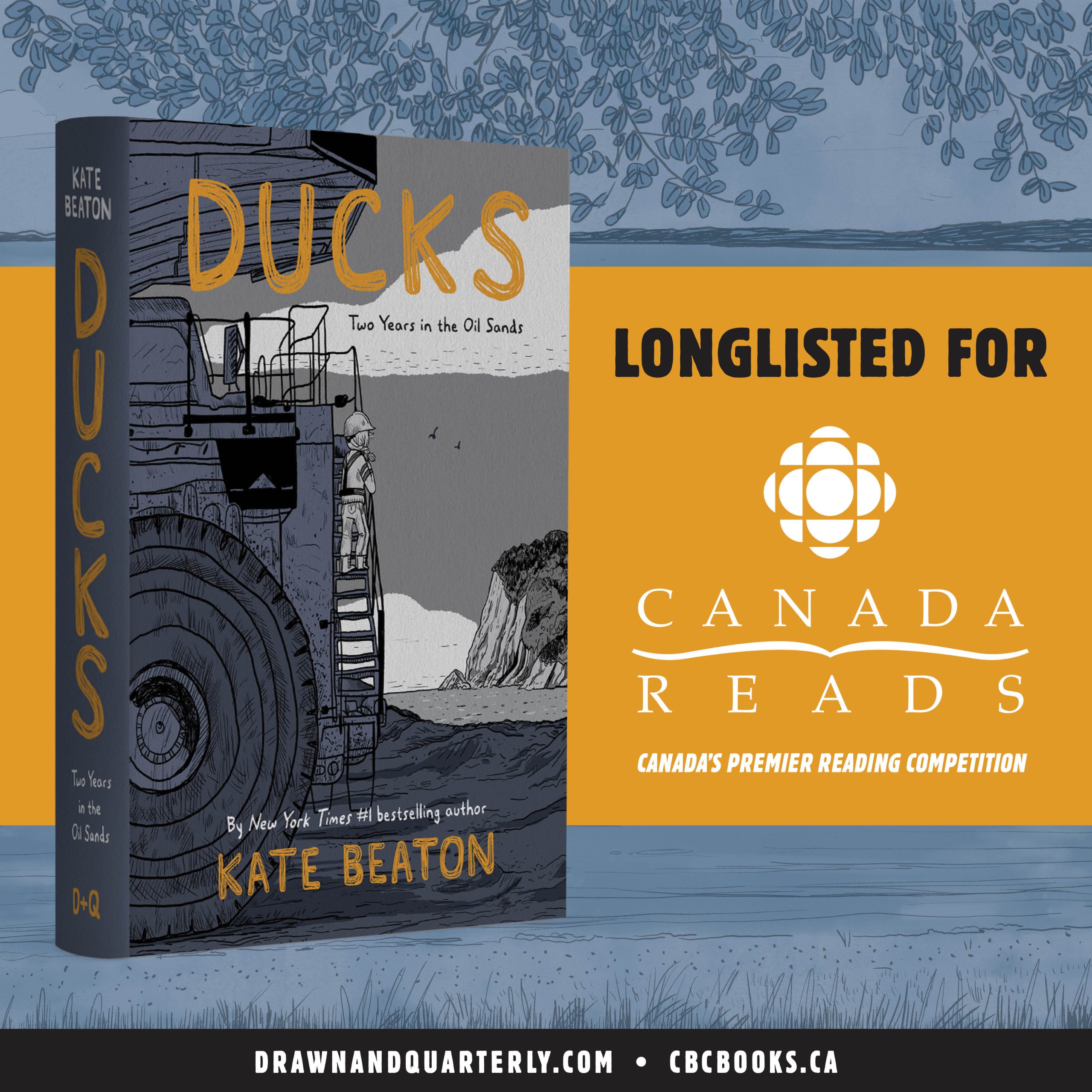 Ducks is longlisted for CBC’s Canada Reads! Drawn & Quarterly