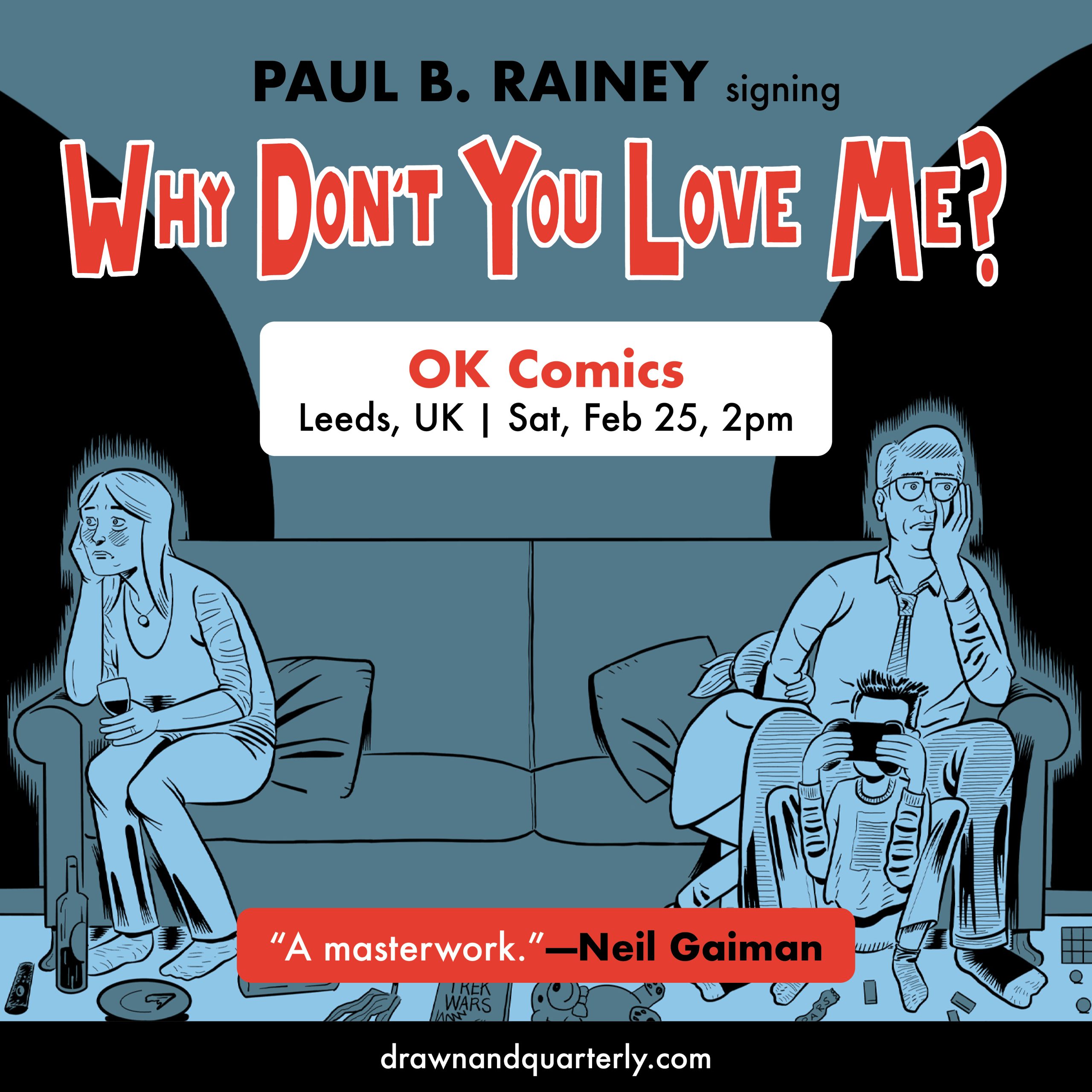 Why Don’t You Love Me? (signed Edition) – Drawn & Quarterly