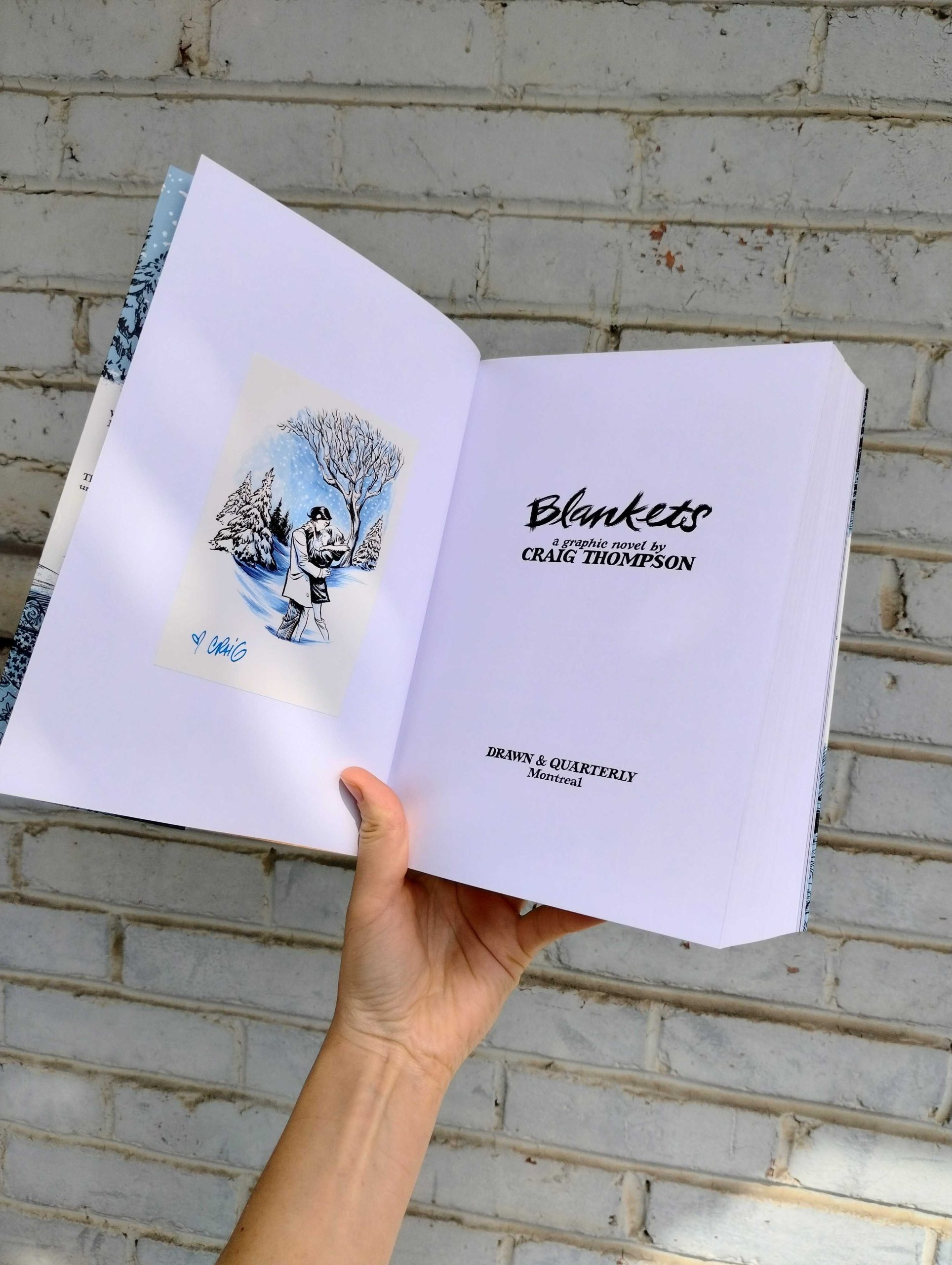 Blankets 20th Anniversary Edition (signed edition) Drawn & Quarterly